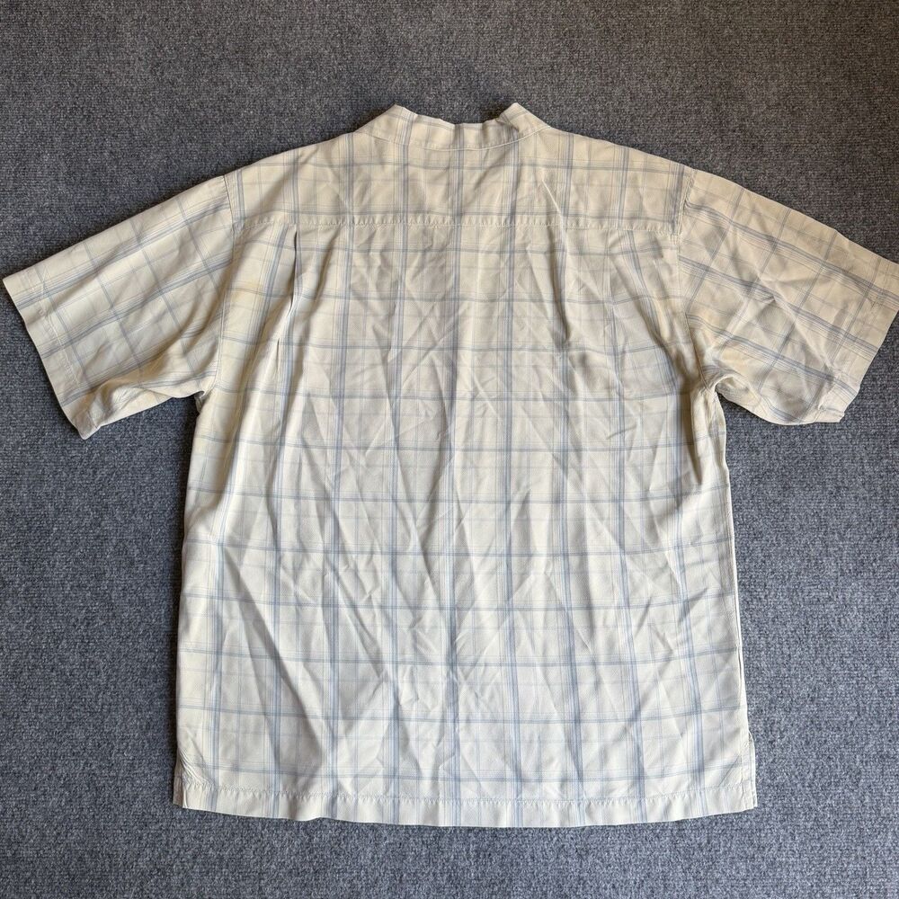 Tommy Bahama Men’s Size M 100% Silk Camp Shirts Lot of 3 Hawaiian Floral Plaid - Picture 4 of 16